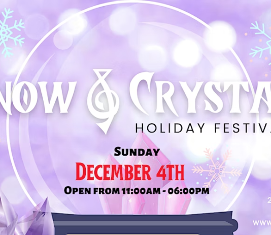 Snow & Crystals Holiday Festival 2022 at Cauley Square by Healing Arts Expo